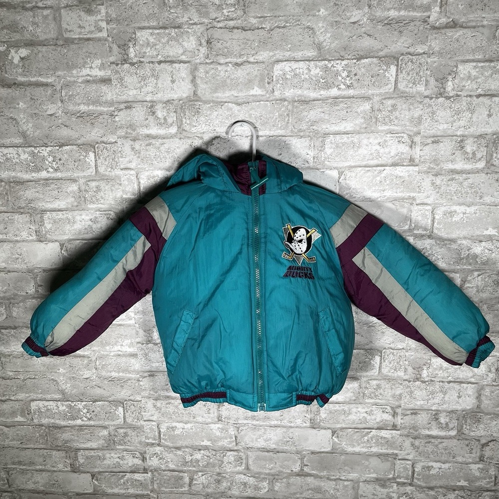 Vintage Professional Sports Club Anaheim Mighty Ducks Winter Coat  Kids Size 4t